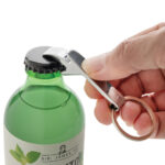 RCS recycled zinc alloy bottle opener keychain - Image 2