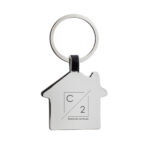 RCS recycled zinc alloy house keyring - Image 4