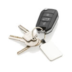 RCS recycled zinc alloy rectangle keyring - Image 2