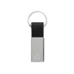 Luxury PU keychain RCS recycled zinc alloy - Image 4