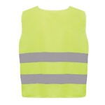 GRS recycled PET high-visibility safety vest 7-12 years - Image 7