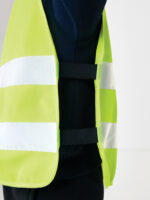 GRS recycled PET high-visibility safety vest 7-12 years - Image 6