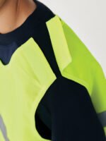 GRS recycled PET high-visibility safety vest 7-12 years - Image 5