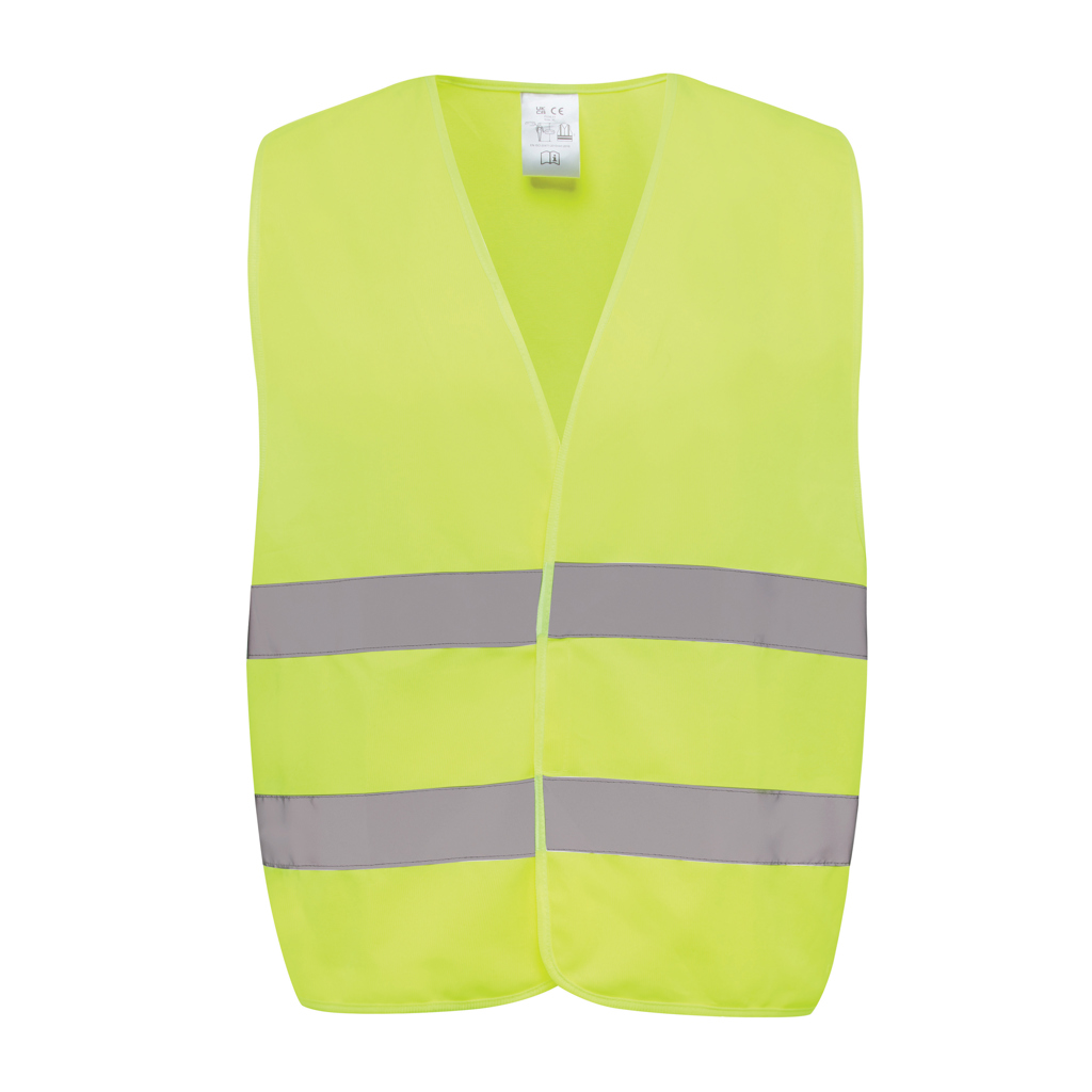 P239.776__B_1__2df46e40b93344bab5822c26724ec4e3 GRS recycled PET high-visibility safety vest - Image 1
