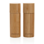 Ukiyo bamboo salt and pepper mill set - Image 4