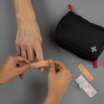 RCS recycled nubuck PU pouch  first aid set - Image 4