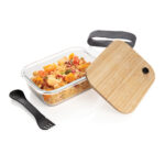 Glass lunchbox with bamboo lid - Image 2