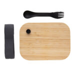 Glass lunchbox with bamboo lid - Image 8