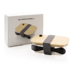 Glass lunchbox with bamboo lid - Image 3