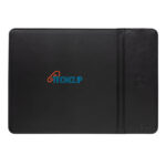 Swiss Peak RCS recycled PU 10W wireless charging mousepad - Image 8