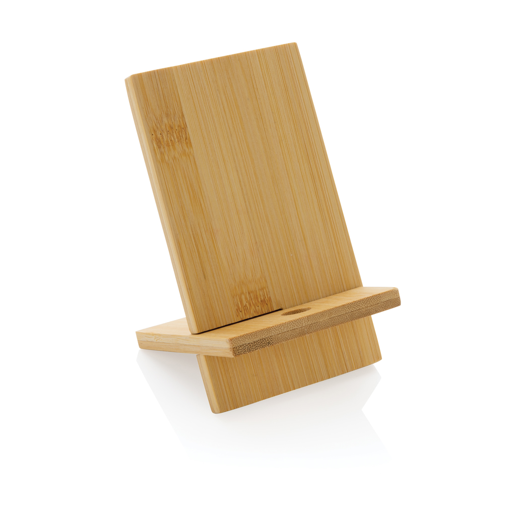 P301.409__B_1__a6cbac7c8c8f431995159adf35329a5f Bamboo phone stand in kraft box - Image 1