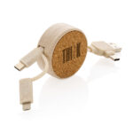 Cork and Wheat 6-in-1 retractable cable - Image 7