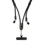 LoopAmp RCS RPET adjustable 160 cm phone cord with 60W cable - Image 12