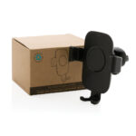 RCS recycled plastic 10W wireless charging car holder - Image 3
