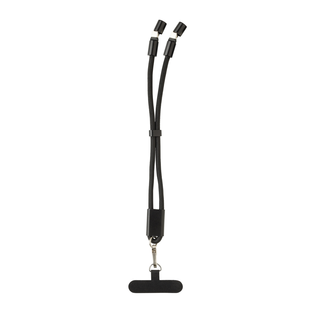 P302.5701__B_1__0a9f1098b46b4961a6c666bdef317375 LoopAmp RCS RPET adjustable phone wrist strap 60W cable - Image 1