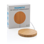 10W bamboo magnetic wireless charger - Image 10