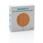 10W bamboo magnetic wireless charger - Image 11