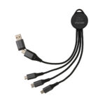 Terra RCS recycled aluminium 6-in-1 charging cable - Image 4