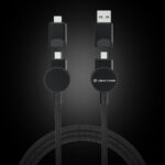 Oakland RCS recycled plastic 6-in-1 fast charging 45W cable - Image 3