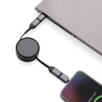 Terra RCS recycled aluminium retractable 6 in 1 60W cable - Image 6