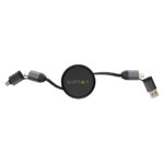Terra RCS recycled aluminium retractable 6 in 1 60W cable - Image 9