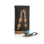 Terra recycled aluminium 4 in 1 60W fast charging cable - Image 2