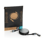 Terra RCS recycled aluminium retractable 240W 2-in-1 cable - Image 2