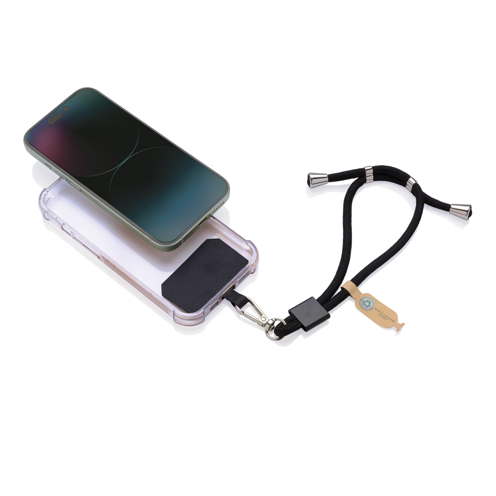 P302.8401__B_2__206fa196d48146b9923f6fae1e614c50 CarryLoop RCS recycled PET adjustable phone holder wristlet - Image 1