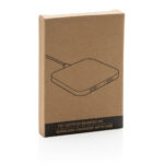Bamboo 5W wireless charger with USB - Image 8
