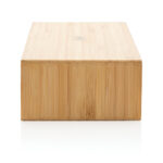 Bamboo alarm clock with 5W wireless charger - Image 5