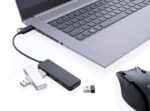 RCS recycled plastic USB hub with dual input - Image 2