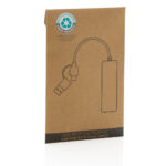 RCS recycled plastic USB hub with dual input - Image 5