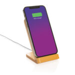 Bamboo 5W wireless charging stand - Image 2
