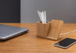 Calgary bamboo 10W wireless charger - Image 4