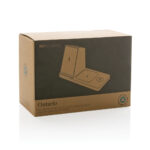 Ontario recycled plastic & bamboo 3-in-1 wireless charger - Image 11