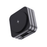 Terra RCS recycled aluminium foldable 3 in 1 15W charger - Image 6