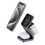 Terra RCS recycled aluminium foldable 3 in 1 15W charger