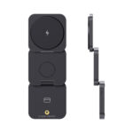 Terra RCS recycled aluminium foldable 3 in 1 15W charger - Image 7