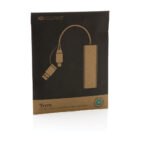 Terra RCS recycled aluminium hub with 3 USB ports - Image 7