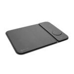 Swiss peak RCS recycled PU 15W 3 in 1 charging mousepad - Image 7