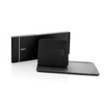 Swiss Peak 3 in 1 RCS recycled PU wireless charger desk tray - Image 9