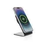 Terra aluminium 15W magnetic wireless charging phone stand - Image 3