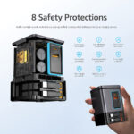 Urban Vitamin Sacramento 105W GAN charger+retractable cables - Image 6