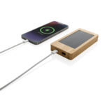 Sunwick 10.000 mAh Bamboo solar powerbank - Image 2