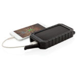 RCS recycled plastic Solar powerbank with 10W Wireless - Image 3