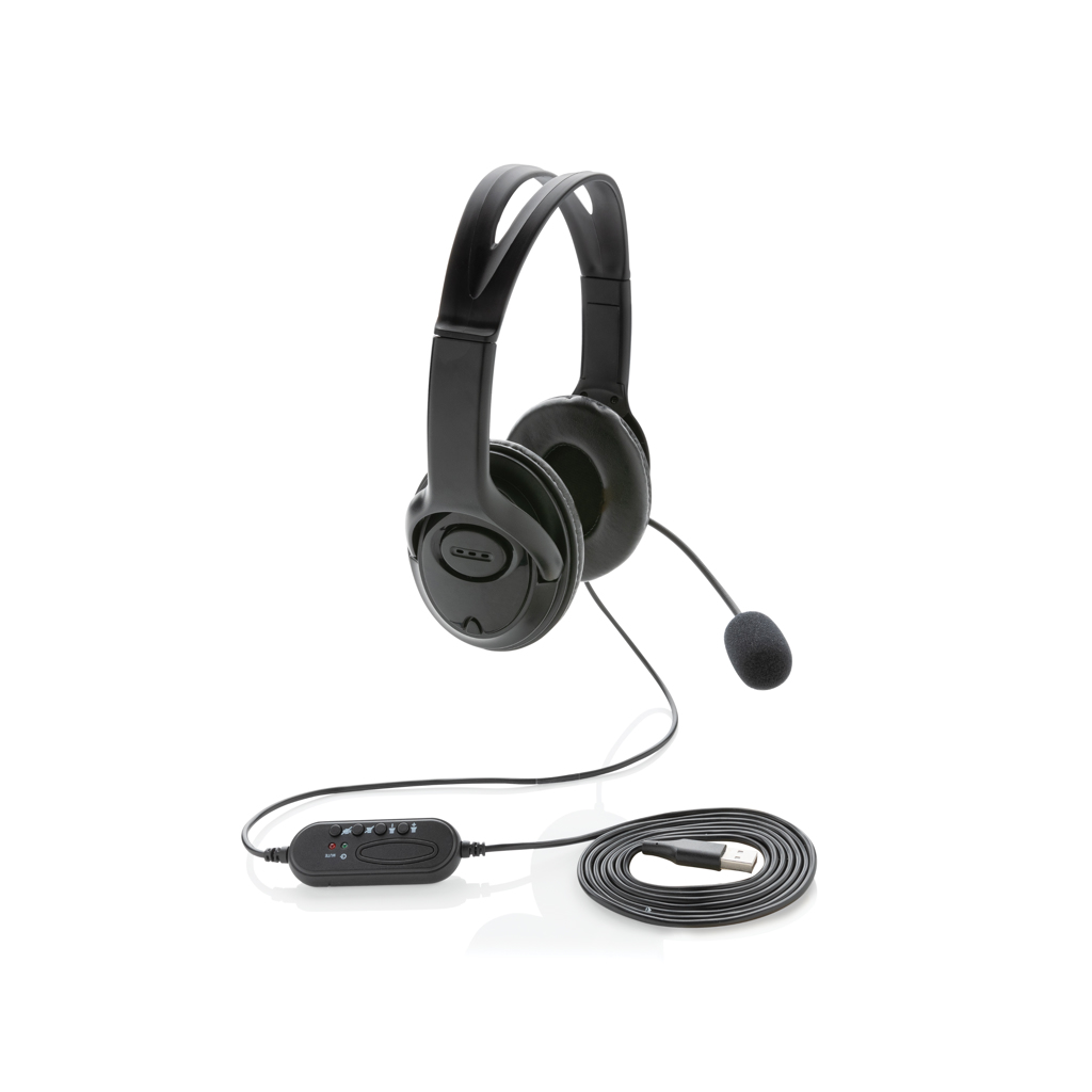 P329.151__B_1__62971dfae20048c693f413aac297a5e5 Over ear wired work headset - Image 1