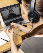 Over ear wired work headset - Image 7