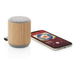 Bamboo and fabric 3W wireless speaker - Image 2