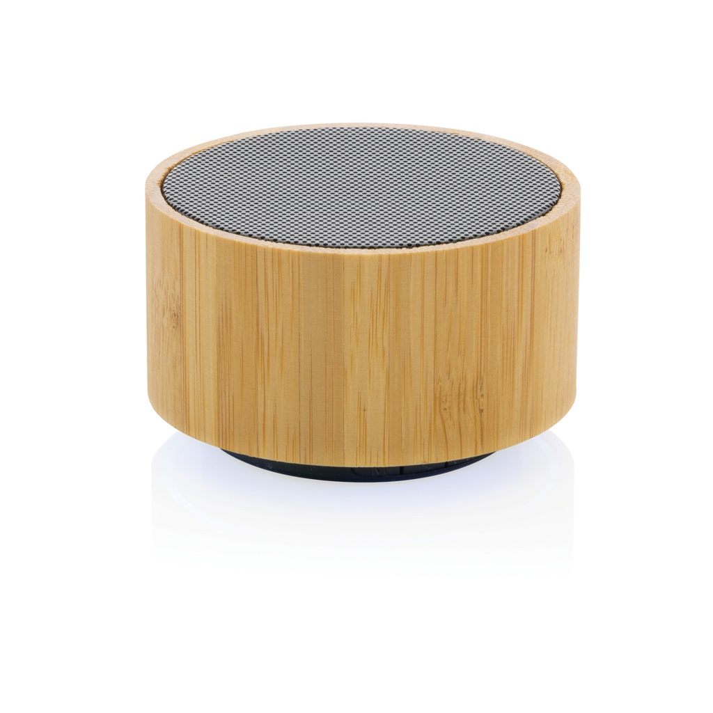 P329.591__B_1__62b2f31c14744db0ba120dcf68acf877 RCS recycled plastic and bamboo 3W wireless speaker - Image 1