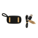RCS recycled plastic & bamboo TWS earbuds - Image 3